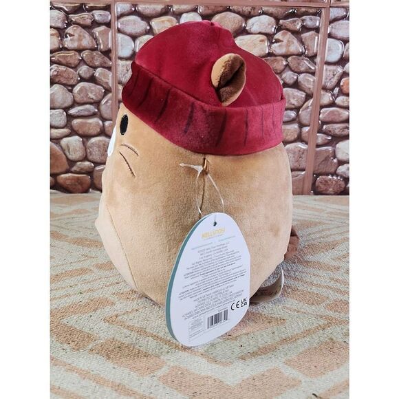 Squishmallow Official Kellytoy Squishy Soft Plush Toy (8 Inch, Chip the Beaver) - Picture 3 of 7